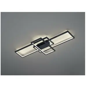 Trio Lighting Trio Wiz Thiago Plafonnier Led 104cm, Anthracite pas cher