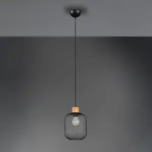 Hanglamp Reality Calimero - Zwart pas cher