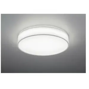 Trio Lighting Trio Lugano Plafonnier Cylindrique Moderne 60cm Blanc 3000-5000k Télécommande