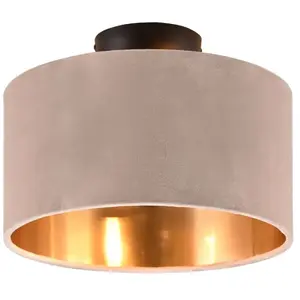 TRIO JULIETA Plafonniere - Zwart beige