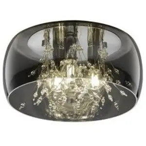 Trio Lighting Trio Crystel Plafonnier Moderne À 3 Lumières ChroméVendu pargalaxus