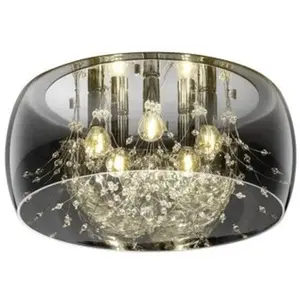 Trio Lighting Trio Crystel Plafonnier Moderne À 5 Lumières ChroméVendu pargalaxus
