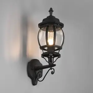 Comparateur de prix : TRIO ELVO - Wandlamp - Zwart mat - excl. 1x E27 4W - Buitenverlichting...