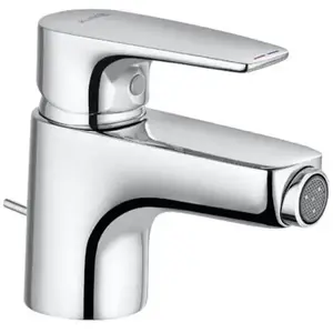 Kludi, Robinetterie de salle de bains, PURE & SOLID robinetterie pour bidet, avec vidage métallique, chromé pas cher