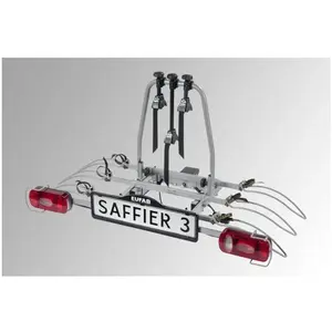 Porte-vélos 3 Vélos Basculant Sur Attelage Saffier 3  - En 7 Broches - Eufab