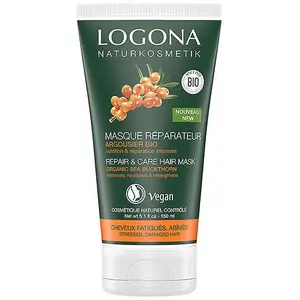 Logona Soins Capillaires Masque Réparateur à l'Argoursier Bio 150ml pas cher