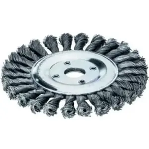 Lessmann Brosse Ronde Ondulée Métallique 115x22 472211 pas cher