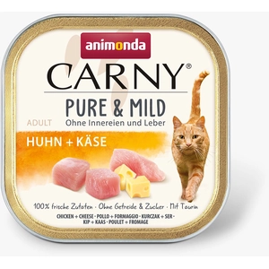 animonda Carny Adult Pure & Mild 32 x 100 g pour chat - poulet, fromage pas cher
