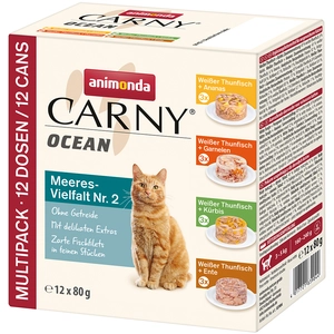 12x80g Ocean lot mixte II 3 x 4 saveurs Animonda Carny - Pâtée pour ch... pas cher