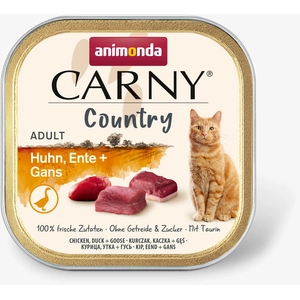 32x100g Country Adult poulet, canard, oie Animonda Carny - Pâtée pour ... pas cher