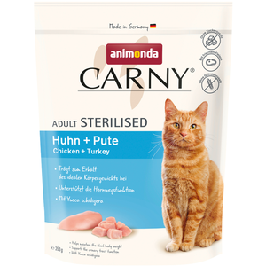 350g animonda Carny Adult Sterilised poulet + dinde nourriture sèche pour chat pas cher