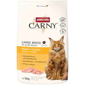animonda Carny Large Breed poulet + saumon pour chat - 10 kg pas cher