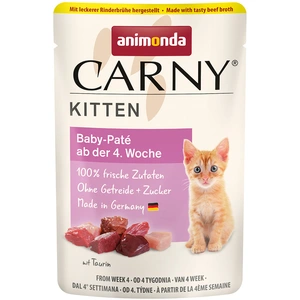 animonda Carny Kitten 12 x 85 g pour chat - Baby Paté, bouillon de boeuf pas cher