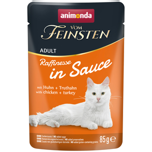 24x85g Poulet & Dinde animonda Délices raffinés nourriture humide pour chats pas cher
