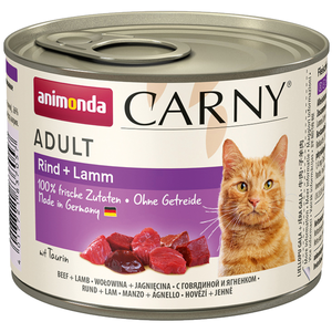 animonda Carny Adult 6 x 200 g pour chat - boeuf, agneau