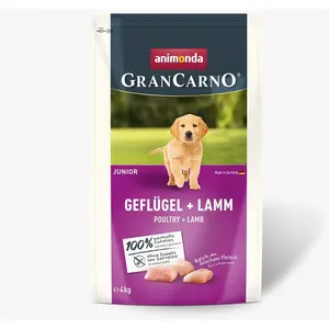 Animonda Nourriture Pour Chiens Grancarno Junior à La Volaille Et à L´agneau 4kg pas cher