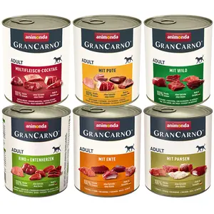 animonda GranCarno Original Adult 6 x 800 g pour chien - lot mixte 2 (... pas cher