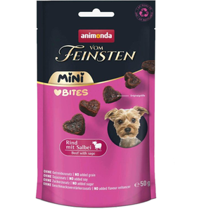50 g mini bouchées Animonda vom Feinsten adulte saveur boeuf à la saug... pas cher
