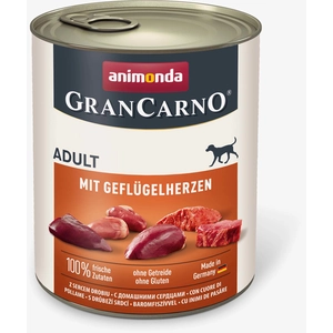 Comparateur de prix : animonda GranCarno Original Adult 6 x 800 g pour chien - coeurs de volaille