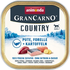 animonda GranCarno Adult Country 22 x 150 g pour chien - dinde, truite, pommes de terre pas cher