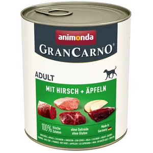animonda GranCarno Original Adult 6 x 800 g pour chien - cerf, pommes pas cher