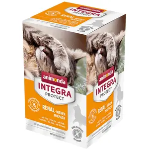 animonda Integra Protect Insuffisance rénale 6 x 100 g pour chat - lot mixte (6 variétés) pas cher