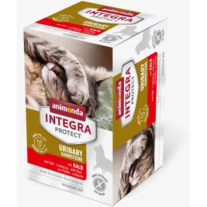 6x100g Animonda Integra Protect Adult Urinary Calculs de struvite veau... pas cher