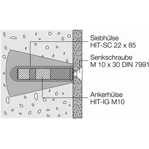 Hewi, Miroir, Visserie de fixation 801/805 Siège rabattable pour béton... pas cher