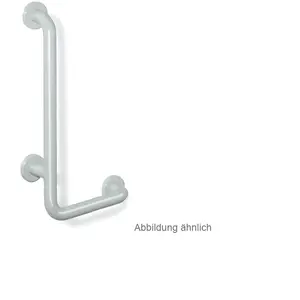 Hewi, Miroir, Poignée coudée SERIE 801 horizontale. 500mm, baiss. 750mm blanc pur pas cher