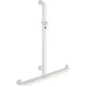 Hewi, Miroir, Main courante de douche SERIE 801 se 1100mm horizontale 1184mm gris clair pas cher