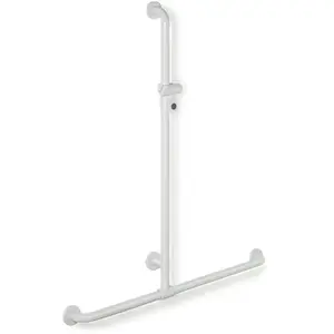 Hewi, Miroir, Main courante de douche SERIE 801 se 1100mm horizontale 762mm gris clair pas cher