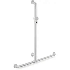 Hewi, Miroir, Main courante de douche SERIE 801 se 1100mm horizontale 1184mm gris roche pas cher