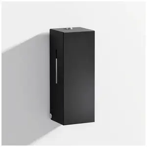 Hewi, Distributeur de savon + porte-savon, Distributeur de savon mousse SYSTEM 900 SENSORIC 500ml ES noir profond mat