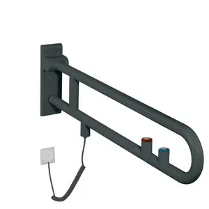 Hewi, Miroir, Grille de support version E. SERIE 801 Bouton-poussoir rouge 700mm anthraz.gr (78 x 25.90 cm) pas cher