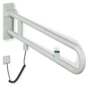 Hewi, Miroir, Grille de soutien version E. SERIE 801 pivotant, bouton de rinçage 900mm gris anthracite (7.80 x 25.90 cm)