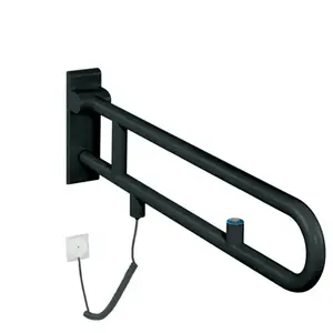 Hewi, Miroir, Grille de soutien version E. SERIE 801 Bouton de rinçage 900mm noir profond (7.80 x 25.90 cm) pas cher