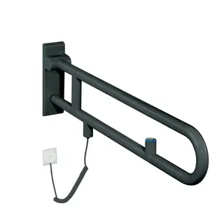 Hewi, Miroir, Grille de soutien version E. SERIE 801 Bouton de rinçage 900mm gris anthracite (7.80 x 25.90 cm)