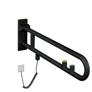 Hewi, Miroir, Grille de soutien version E. SÉRIE 801 Bouton-poussoir de rinçage/fonction jaune 900mm noir profond (78 x 11 cm) pas cher