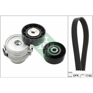 Schaeffler INA Kit de courroie d'accessoire pour FORD: S-Max, Mondeo, Galaxy & LAND ROVER: Discovery, Freelander (Ref: 529 0518 10)