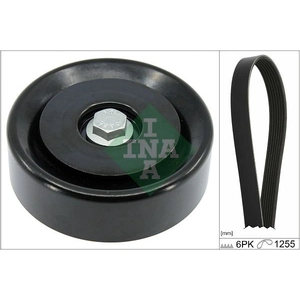 Schaeffler INA Kit de courroie d'accessoire pour HYUNDAI: i20, i30, Kauai, Elantra, Tucson, Accent, ix35, i40, Kona, Veloster, ix20 (Ref: 529 0496 10)