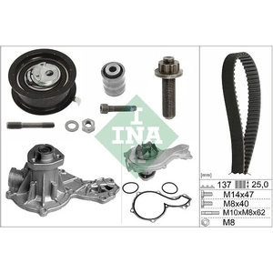 Waterpomp + distributieriem set 530037730 Ina pas cher