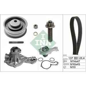 Schaeffler INA Pompe à eau + kit de courroie de distribution pour VOLKSWAGEN: Golf, Transporter, Passat, Vento & SEAT: Cordoba (Ref: 530 0003 30)