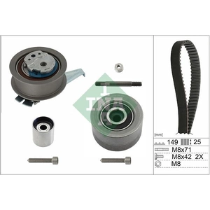 Schaeffler INA Kit de distribution pour SEAT: Ateca, Tarraco, Leon & AUDI: Q5, A6, A4, A3, Q2, A5, Q3, A7 & VOLKSWAGEN: Caddy (Ref: 530 0835 10)