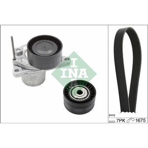 Schaeffler INA Kit de courroie d'accessoire pour RENAULT: Scénic, Talisman, Koleos, Mégane, Fluence, Trafic, Kadjar, Espace (Ref: 529 0247 10)
