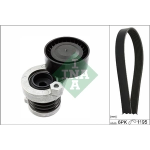 Schaeffler INA Kit de courroie d'accessoire pour DACIA: Sandero, Duster, Lodgy, Logan, Dokker & RENAULT: Captur, Talisman, Kangoo (Ref: 529 0339 10)