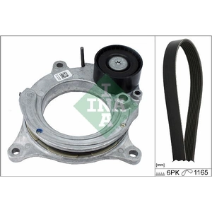 Schaeffler INA Kit de courroie d'accessoire pour BMW: Série 2, Série 3, Série 1, Série 4 (Ref: 529 0488 10)
