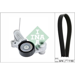 Schaeffler INA Kit de courroie d'accessoire pour VOLVO: XC 70, S60, V40, XC 90, V60, XC 60, S90, S80, V90, V70, XC 40 (Ref: 529 0485 10)