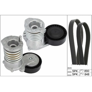 Schaeffler INA Kit de courroie d'accessoire pour FORD: Focus & VOLVO: V50, C70, S40, C30 (Ref: 529 0477 10) pas cher