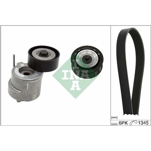 Schaeffler INA Kit de courroie d'accessoire pour FIAT: Aegea, 500, Tipo & ALFA ROMEO: Giulietta & JEEP: Compass, Renegade (Ref: 529 0459 10)