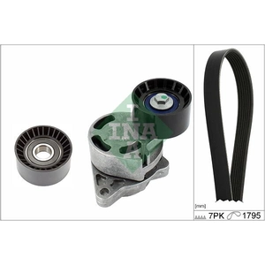 Schaeffler INA Kit de courroie d'accessoire pour NISSAN: Interstar & RENAULT: Master & OPEL: Movano, Vivaro & VAUXHALL: Movano (Ref: 529 0434 10)